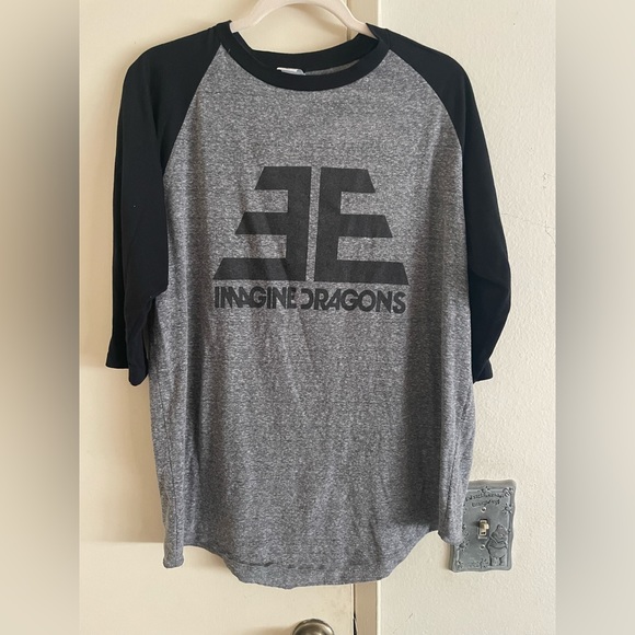 Imagine Dragons 2018 Evolve World tour raglan tee - Picture 1 of 3